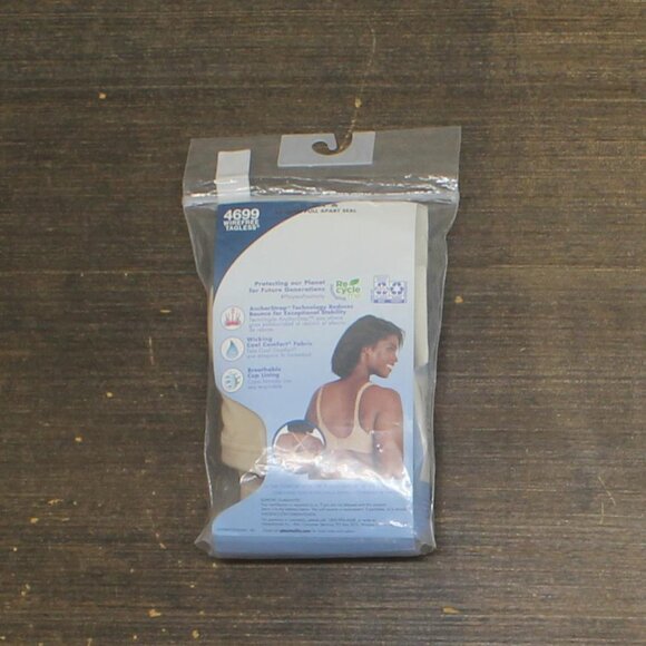 NWT Playtex 18 Hour Bounce Control Convertible Wireless Bra 4699 Taupe Brown 36C - Picture 3 of 5